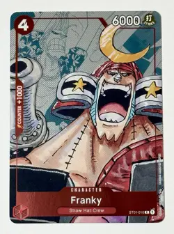 One Piece 25th Anniversary Promo Card Franky ST01-010 Alternate Art English Card - Image 1