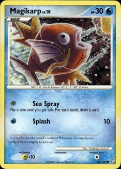 Magikarp Common Stormfront 65/100 Water Pokemon Card - Image 1