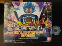 Bandai Dragon Ball Super Battle Evolution Booster Sealed Card BOX 811039034122 - Image 1