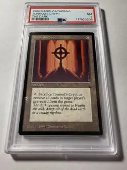 Tormod's Crypt The Dark 1994 MTG PSA 7 NM Near Mint Vintage - Image 1