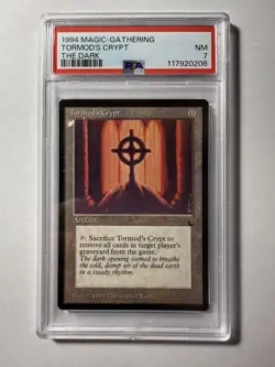 Tormod's Crypt The Dark 1994 MTG PSA 7 NM Near Mint Vintage - Image 2