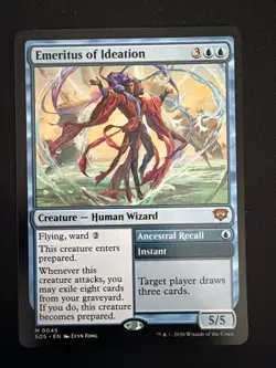 Emeritus of Ideation Secrets of Strixhaven Mythic 0045 - Image 1