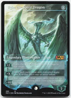 Ugin, the Spirit Dragon (Showcase) *Foil* M21 285 NM-LP - Image 1