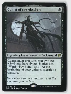 Cultist of the Absolute #123 (Foil) (NM) Baldur's Gate CLB Magic MTG - Image 1