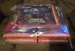 MTG Teenage Mutant Ninja Turtles Collector Booster Pack Set Of 5 Sealed - Image 1