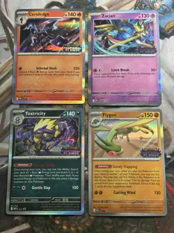 Pokemon - Set of Phantasmal Flames Prerelease Promos (All 4) NM - Image 1