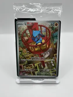 Pokemon TCG Riolu 010 ETB Promo Mega Evolutions Sealed Black Star Promo - Image 1