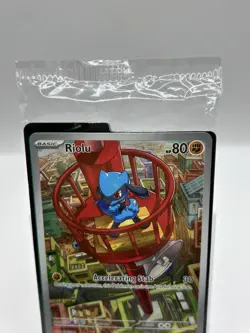 Pokemon TCG Riolu 010 ETB Promo Mega Evolutions Sealed Black Star Promo - Image 4