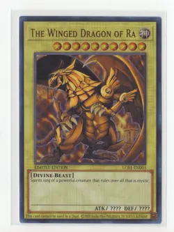 YuGiOh The Winged Dragon of Ra LC01-EN003 UR Limited Edition 25th anniversary - Image 1