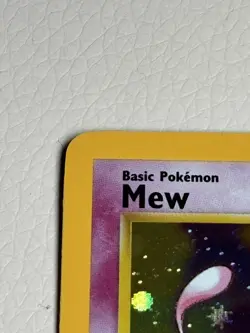2000 Pokemon Black Star Mew #9 Holo Promo Pokemon League TCG Card - Image 3