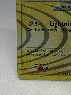 Pokemon TCG Arceus AR6 Holo Arceus Set 2009 Lp See Pics. - Image 5