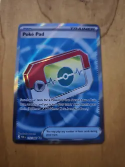 Pokemon Poke Pad Full Art Holo Trainer-Item POR 113/088 - Image 1