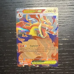 Mega Charizard Y EX 022/217 Ascended Heroes Double Rare Pokemon TCG Card - Image 2