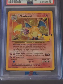 2021 POKEMON CELEBRATIONS CLASSIC COLL #4 CHARIZARD-HOLO PSA 10 - Image 2