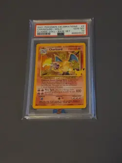 2021 POKEMON CELEBRATIONS CLASSIC COLL #4 CHARIZARD-HOLO PSA 10 - Image 5