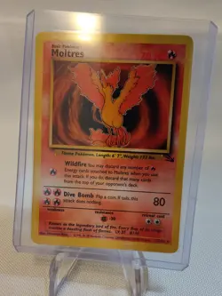 Pokemon TCG Moltres Fossil 27 Regular Unlimited Rare NM LP - Image 5