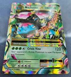Mega Venusaur EX 2/108 Evolutions XY 2016 Pokemon Card TCG - Image 3