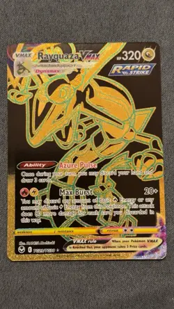 Pokemon Rayquaza VMAX Secret Rare Full Art Holo TG29 Silver Tempest 320 HP - Image 1