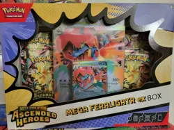 Pokemon Mega Evolution Ascended Heroes Lot Ex Box Set of 3 + Pack Sleeves - Image 3