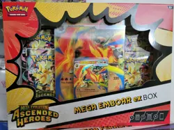 Pokemon Mega Evolution Ascended Heroes Lot Ex Box Set of 3 + Pack Sleeves - Image 4
