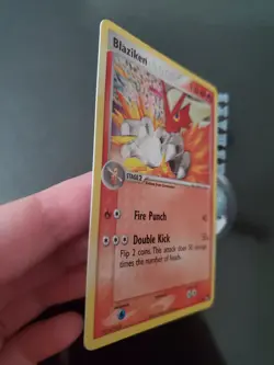 Blaziken 1/17 Holo Swirl Pokemon TCG POP Series 1 Rare Card NM Near Mint - Image 3