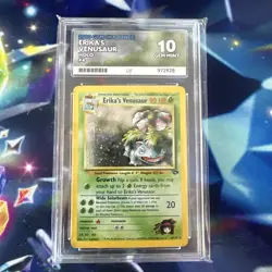 Pokemon Erikas Venusaur Holo Card 4/132 Gym Challenge Ace 10 Pop 1 Mega Swirl 💫 - Image 1