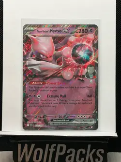 Pokemon ME: Ascended Heroes - Team Rocket’s Mewtwo ex 079/217 Double Rare Holo - Image 1