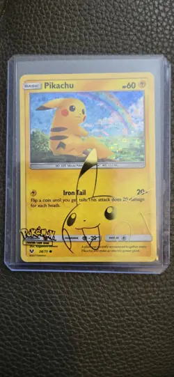 Pokemon TCG Shining Legends Pikachu Reverse Holo Non Holo Card #28/73 - Image 1