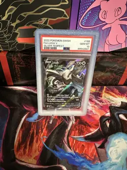 Pokemon Lugia v Alt Art TCG Card Silver Tempest SWSH Ultra Rare PSA 10 - Image 1
