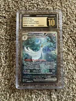 CGC 10 PRISTINE Gardevoir ex 233/091 Paldean Fates Special Rare SIR Holo Pokemon - Image 1