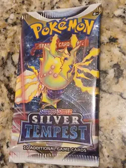 Pokemon Sword And Shield Silver Tempest Factory Sealed Booster Pack ~ 10 Cards! - Image 4