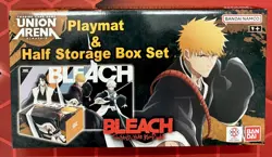 ANIME EXPO 2024 UNION ARENA BANDAI NAMCO BLEACH PLAYMAT & HALF STORAGE BOX SET - Image 1
