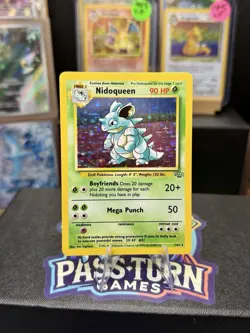 Nidoqueen 7/64 Jungle Unlimited Holo Rare 1999 WOTC Pokemon TCG Card - Image 1