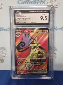 Pokemon 2023 Paradox Rift Cgc 9.5 Mint Aegislash Ex Ultra Rare Holo Card - Image 1