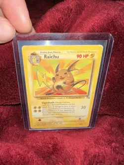 Raichu 29/62 1st Edition LP Fossil Set 1999 Rare Non-Holo Pokemon Card - Image 1