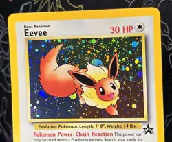 Eevee Holo Black Star Promo Card Wizards 11 WOTC #1 - Image 3