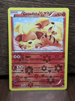 Growlithe RC4/RC25 Legendary Treasures Radiant Collection 2013 Pokemon Card LP - Image 1