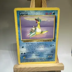 Lapras 25/62 Original Fossil Set Non Holo Pokemon Card 1999 NM Near Mint - Image 1