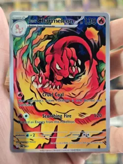Dark Charmeleon Pokemon Novelty Card Illustration Rare *SEE DESC* - Image 1