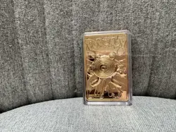 1999 Pokemon Movie Poliwhirl Nintendo 23K Gold Plated Trading Card Burger King - Image 1