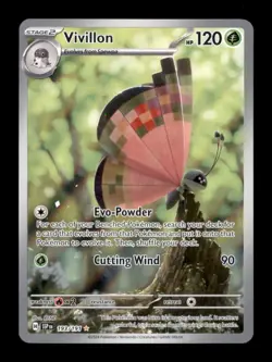 VIVILLON 193/191 ILLUSTRATION RARE SURGING SPARKS POKEMON HOLO NM/M - Image 1