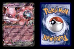 TEAM ROCKET'S MEWTWO EX 079/217 ME: ASCENDED HEROES POKEMON HOLO NM/M - Image 3