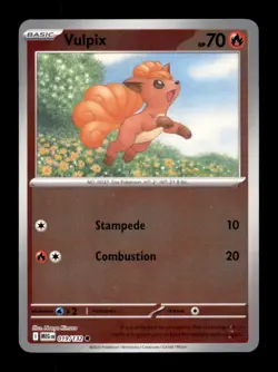 VULPIX 019/132 C MEGA EVOLUTION POKEMON REVERSE HOLO NM/M - Image 1