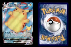 SURFING PIKACHU VMAX 009/025 HOLO VMAX RARE CELEBRATIONS POKEMON HOLO LP - Image 3