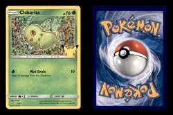 Chikorita 002/025 P McDonald's 25th Anniversary Promos Pokemon Holo - Image 3
