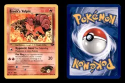 BROCK'S VULPIX NM/M 37/132 UC GYM CHALLENGE POKEMON UNLIMITED - Image 3