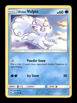 ALOLAN VULPIX 27/147 C BURNING SHADOWS NM/M - Image 1