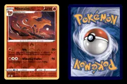 NINETALES 025/192 R REBEL CLASH REVERSE HOLO NM/M - Image 3