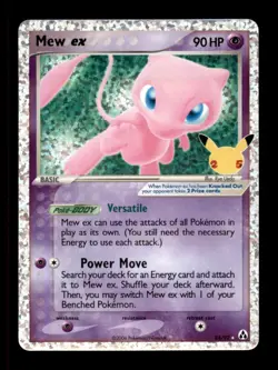 MEW EX 88/92 CLASSIC COLLECTION CELEBRATIONS: CLASSIC COLLECTION POKEMON HOLO LP - Image 1