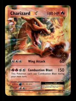 CHARIZARD EX 12/108 HOLO EX RARE EVOLUTIONS POKEMON HOLO DMG - Image 1